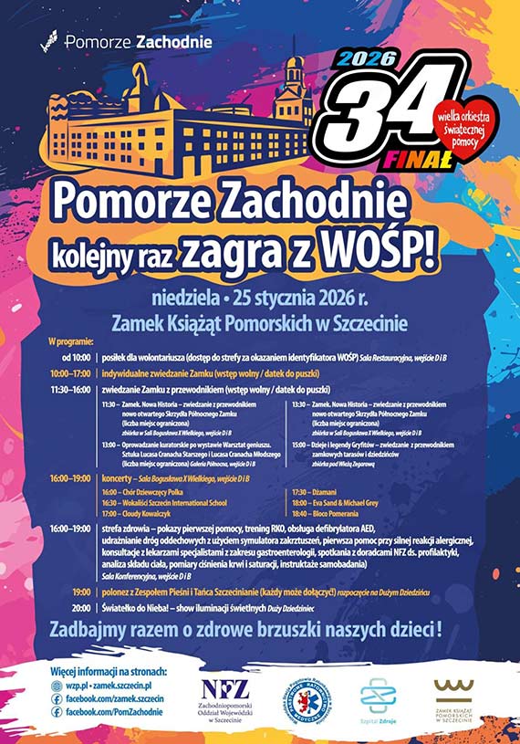 WO�P i Pomorze Zachodnie po raz kolejny razem! 34. fina� z moc� zamkowych atrakcji