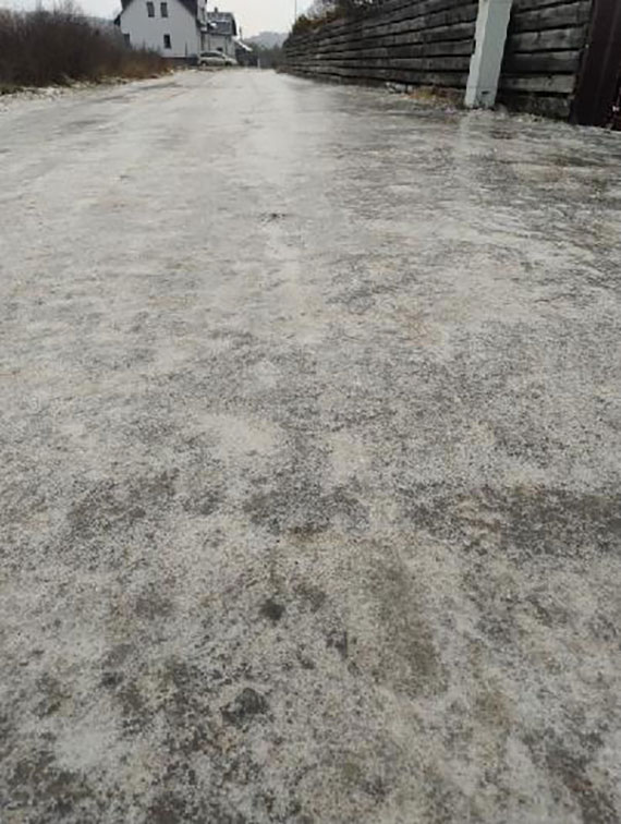 L�d zamiast drogi. Mieszka�cy Wapnicy alarmuj�