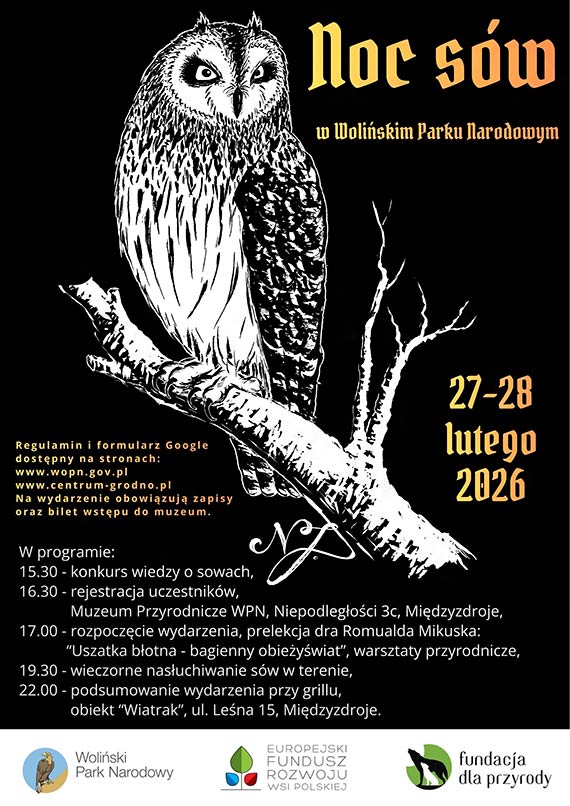 Noc S�w 2026 w Woli�skim Parku Narodowym