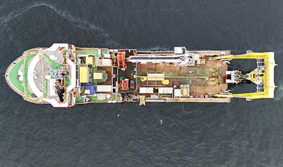 Korytarz kablowy Baltica 2 nabiera kszta�tu: ju� 150 km gotowych tras dla kabli mi�dzy turbinami