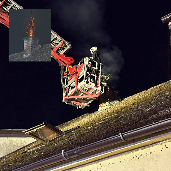 Dwa po�ary komin�w jednego wieczoru. Stra�acy interweniowali w Uninie i Piaskach Wielkich