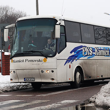 Golczewo: Zima zamrozi�a szkolne autobusy