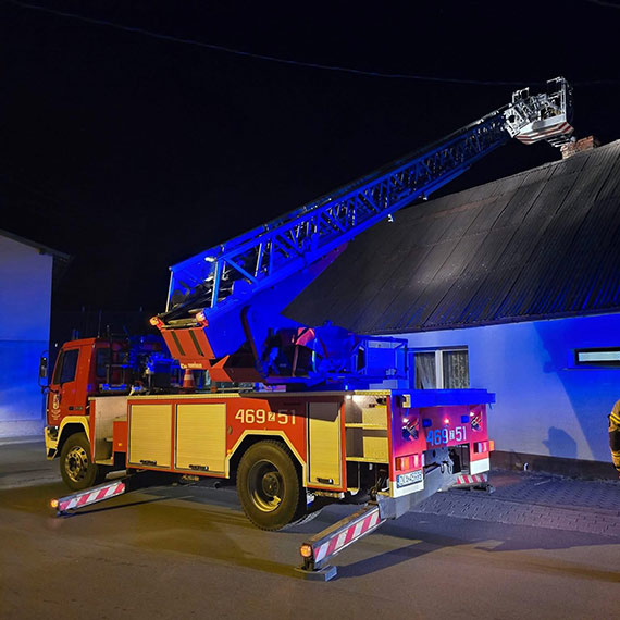 Po�ar przewodu kominowego w Ko�czewie. Interweniowa�a OSP