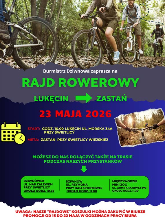 Burmistrz Dziwnowa zaprasza na III edycj� Rajdu Rowerowego
