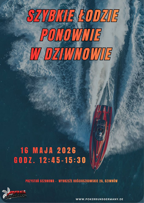 Ponowna wizyta szybkich morskich �odzi motorowych PokerRunsGermany