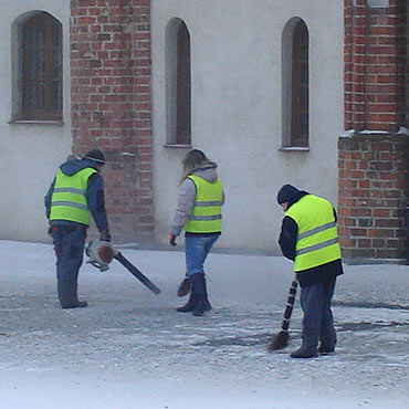 Kamie� Pomorski: Rynek ju� od�nie�ony