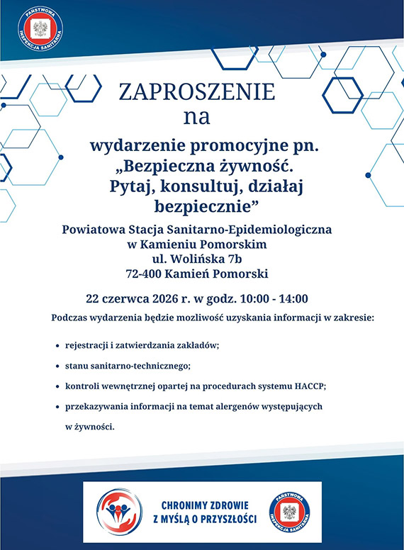 Sanepid zaprasza przedsiębiorców. Bezpłatne konsultacje o bezpieczeństwie żywności