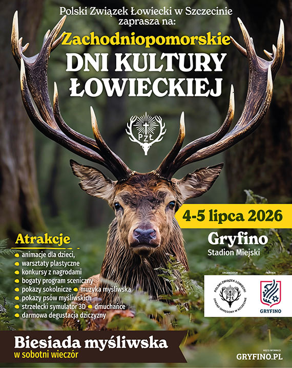 Zachodniopomorskie Dni Kultury �owieckiej 2026 w Gryfinie