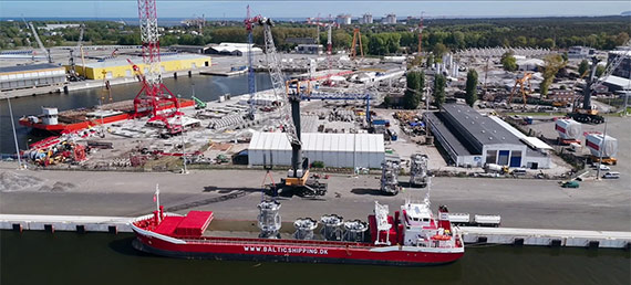 Ponad 400 dodatkowych konstrukcji stalowych dla fundament�w Baltica 2 w drodze do portu instalacyjnego