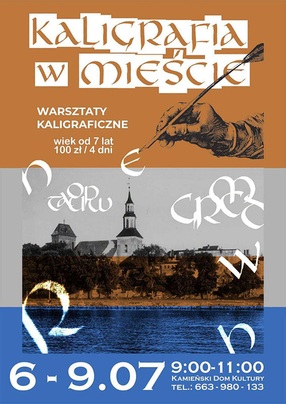 Kaligrafia wraca do Kamienia Pomorskiego. Czterodniowe warsztaty dla dzieci, m�odzie�y i doros�ych
