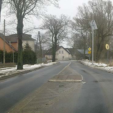 Strze�ewo: Nieoznaczona wysepka pu�apk� dla kierowc�w