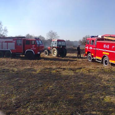 Rabi��: Po�ar nieu�ytk�w rolnych