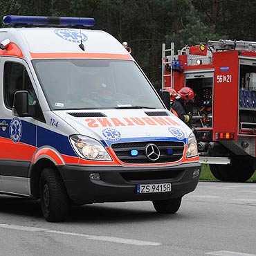 Dziwn�w: Wybuch gazu. Jedna osoba ranna