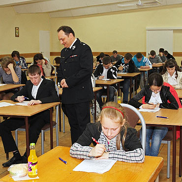 Eliminacje Powiatowe XXXV Og�lnopolskiego Turnieju Wiedzy Po�arniczej „M�odzie� Zapobiega Po�arom”