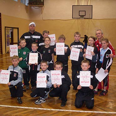 Worek medali dla zapaśników Wikinga Wolin