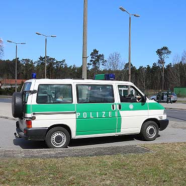 Niemiecka policja wzmacnia si�y na granicy z Polsk� 