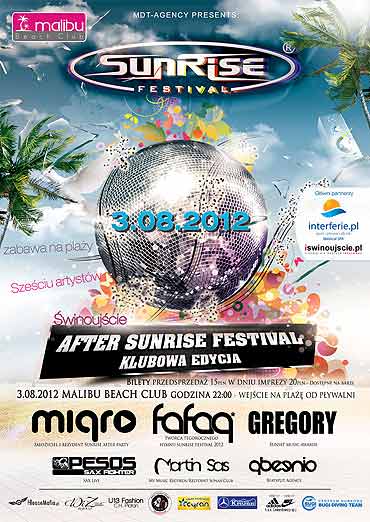 After Party - Sunrise Festival w �winouj�ciu – edycja klubowa! Zobacz filmy!