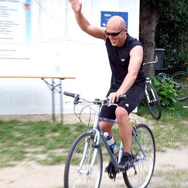 Daniel Wawrzyński po raz drugi zwycięzcą Golczewskiego Triathlonu