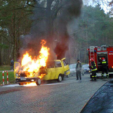 Zapali�a si� taks�wka