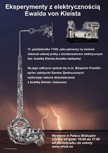 Eksperymenty z elektryczno�ci� Ewalda von Kleista