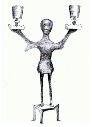 Kamie� Pomorski: Figurka ze �redniowiecznego �wiecznika w MHZK