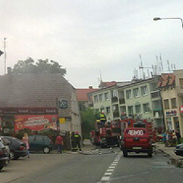 Kamień Pomorski: Strażacy gasili pożar kuchni