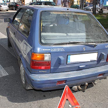 Kamie� Pomorski: Potr�cona 49-letnia rowerzystka