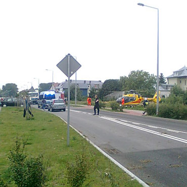 Mi�dzyzdroje: �mieciarka zmia�d�y�a nogi kobiecie