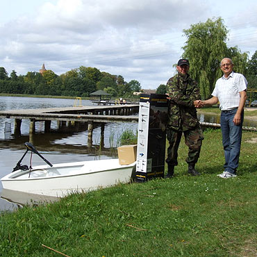 Stra� rybacka w Golczewie z nowym prezentem