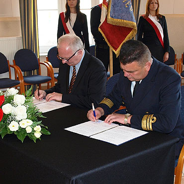 Współpraca przeciwlotników z miastem Międzyzdroje