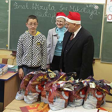 �wi�ty Miko�aj odwiedzi� O�rodek Szkolno-Wychowawczy