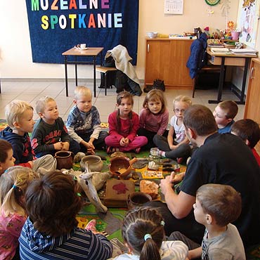 Niecodzienne zajęcia w oddziale przedszkolnym w Wysokiej Kamieńskiej