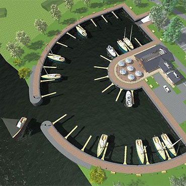 Dziwn�w: Op�niaj� si� prace zwi�zane z budow� mariny