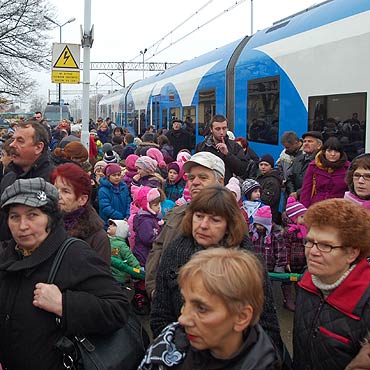 Kamie� Pomorski: �wi�towano rocznic� uruchomienia kolei �elaznej. Zobacz film!