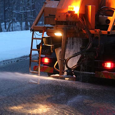 Uwaga na gołoledź. Jest ślisko!