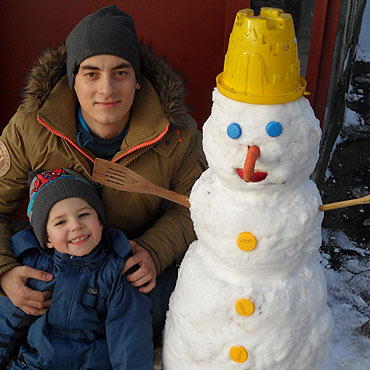 Nasi Czytelnicy lepią najładniejsze bałwanki!
