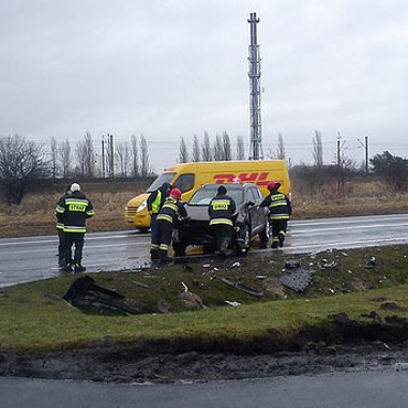 Wolin: Nieostro�ny kierowca seata zderzy� si� z ki�