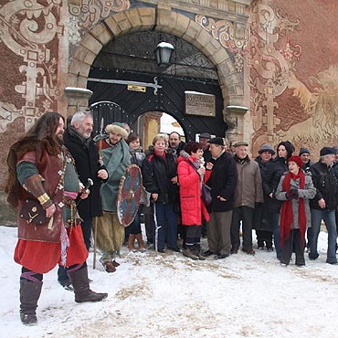 Delegacja samorz�du Wolina go�ci�a w Walimiu