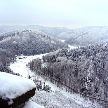 Delegacja samorz�du Wolina go�ci�a w Walimiu