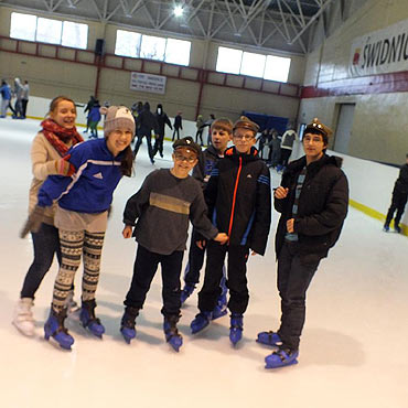 M�odzie� z Wolina na feriach w Walimiu