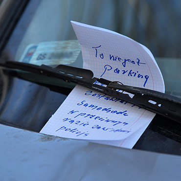 Kamie� Pomorski: Prawie wjecha� do szko�y nauki jazdy