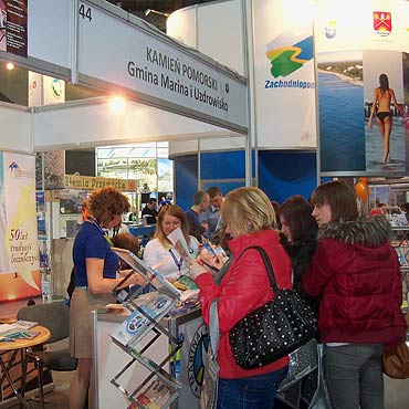 Marina na targach we Wroc�awiu