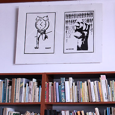 Wystawa grafik w bibliotece w Międzyzdrojach