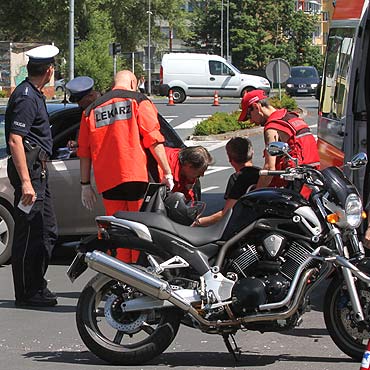 Patrz w lusterka! Motocykliści wyjechali na drogi