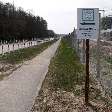 Tymczasowa zmiana przebiegu szlaku rowerowego R10