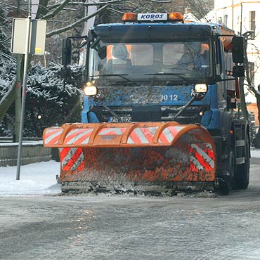 Na drogach bia�o i bardzo �lisko