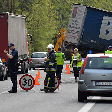 Dargob�dz: Makabryczny wypadek.Trzy osoby nie �yj�,  w tym ma�e dziecko