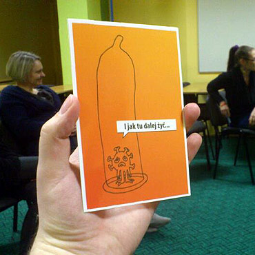 Uczniowie porozmawiaj� o profilaktyce HIV / AIDS