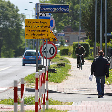 Starostwo przeprasza za utrudnienia związane z remontem ulicy Wolińskiej