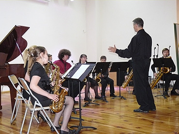 Golczewo: Koncert w ramach og�lnopolskich warsztat�w saksofonowych Saxmania 2013